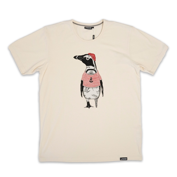 Lakor African Penguin T-Shirt - Off White